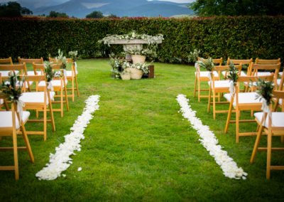 Ceremonia en el jardín
